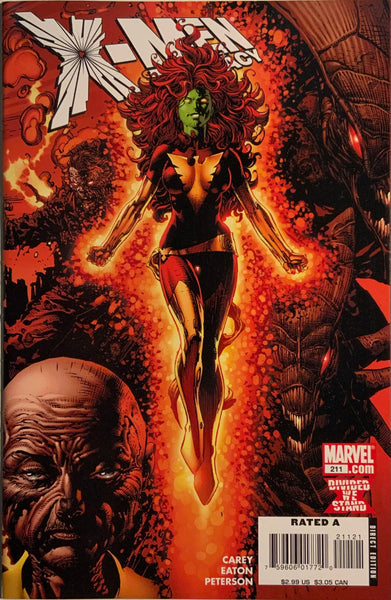 X-MEN LEGACY (2008-2012) #211 FINCH SECRET SKRULL VARIANT COVER