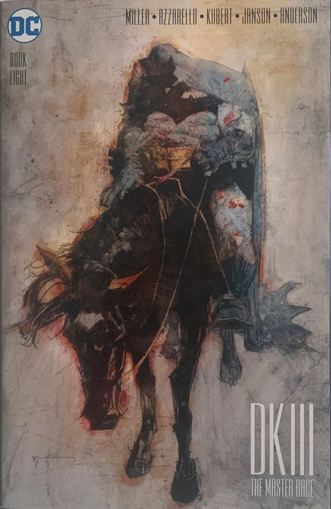 BATMAN DARK KNIGHT III : THE MASTER RACE # 8 SIENKIEWICZ 1:50 VARIANT COVER