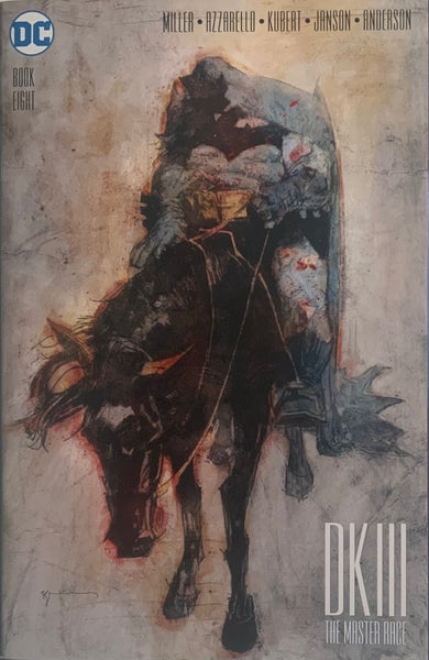 BATMAN DARK KNIGHT III : THE MASTER RACE # 8 SIENKIEWICZ 1:50 VARIANT COVER