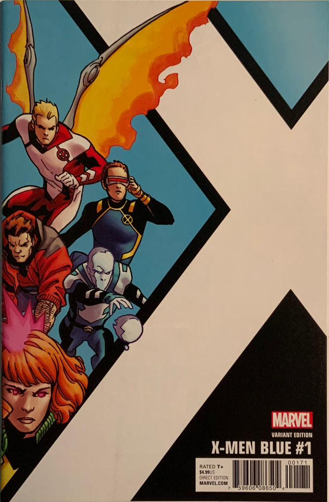 X-MEN BLUE # 1 KIRK 1:10 VARIANT COVER