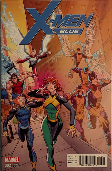 X-MEN BLUE # 3 MORA 1:25 VARIANT COVER