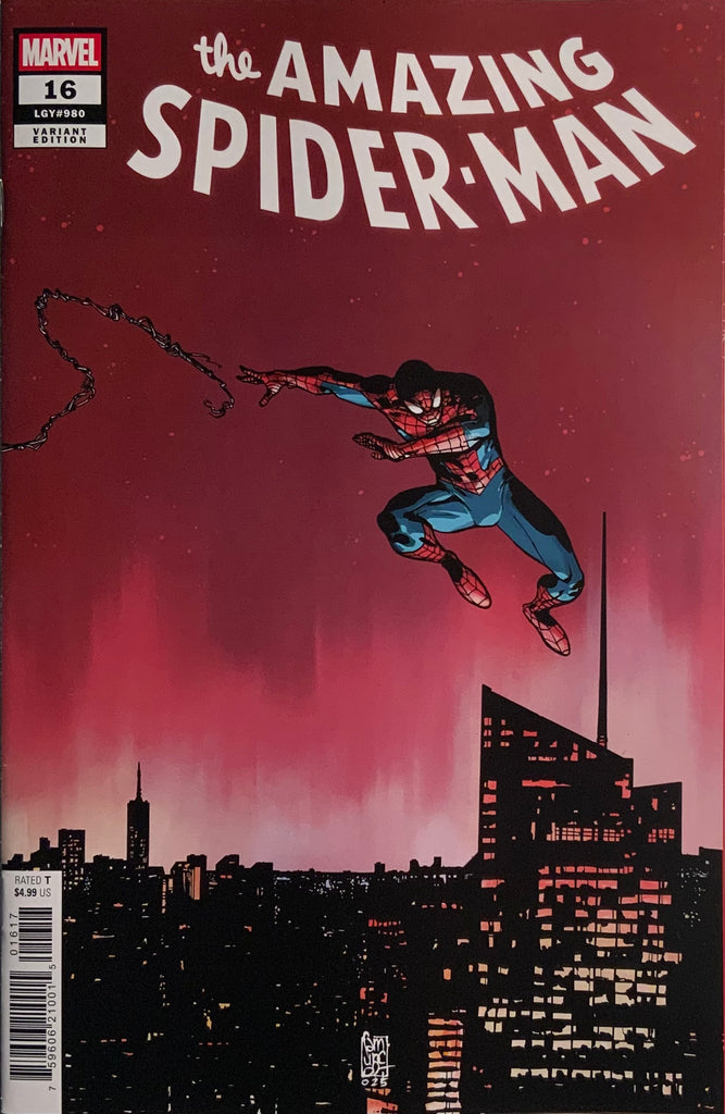 AMAZING SPIDER-MAN (2025) #16 CAMUNCOLI 1:25 VARIANT COVER
