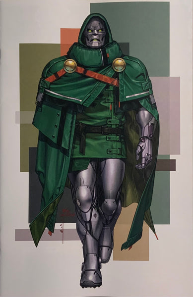 ONE WORLD UNDER DOOM # 9 INHYUK LEE 1:50 VIRGIN STREET-VERSE VARIANT COVER