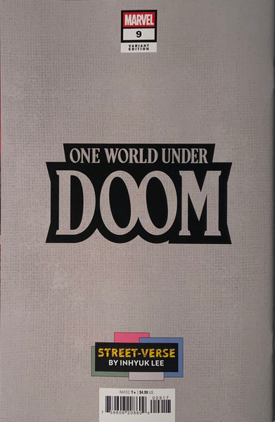 ONE WORLD UNDER DOOM # 9 INHYUK LEE 1:50 VIRGIN STREET-VERSE VARIANT COVER