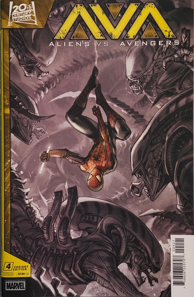 ALIENS VS AVENGERS # 4 FONG VARIANT COVER