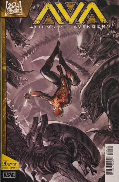 ALIENS VS AVENGERS # 4 FONG VARIANT COVER