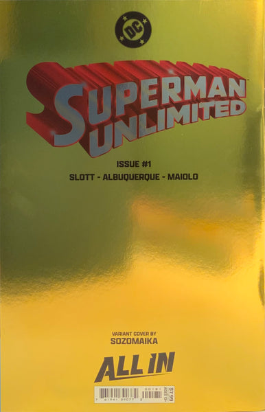 SUPERMAN UNLIMITED # 1 SOZOMAIKA FOIL VARIANT COVER