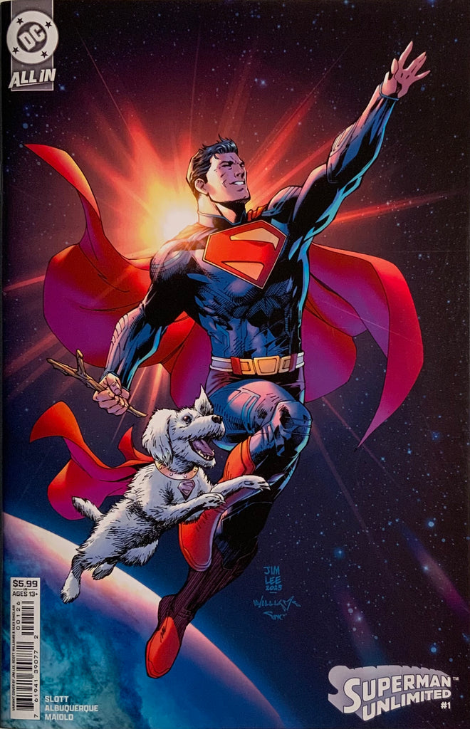 SUPERMAN UNLIMITED # 1 JIM LEE VARIANT COVER