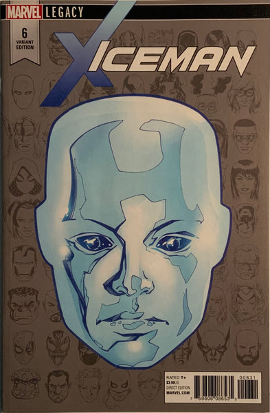 ICEMAN (2017-2018) # 6 McKONE 1:10 HEADSHOT VARIANT COVER