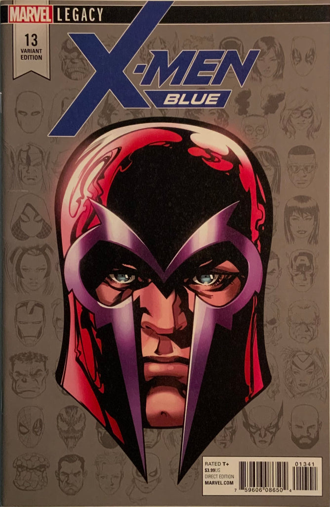X-MEN BLUE #13 McKONE 1:10 HEADSHOT VARIANT COVER