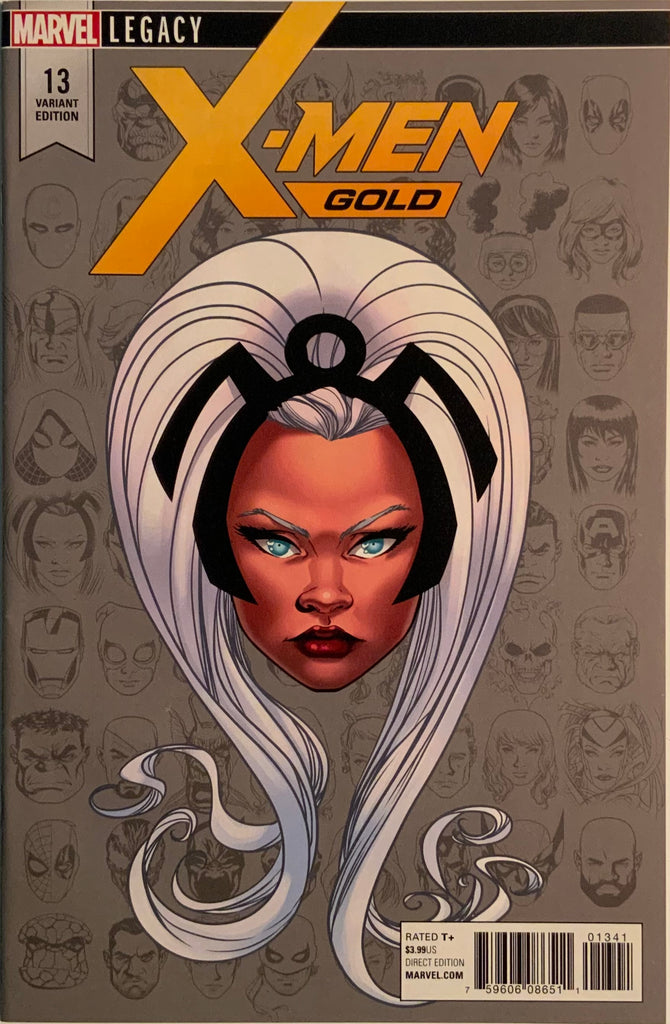 X-MEN GOLD #13 McKONE 1:10 HEADSHOT VARIANT COVER