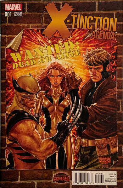 X-TINCTION AGENDA # 1 BROOKS 1:25 VARIANT COVER