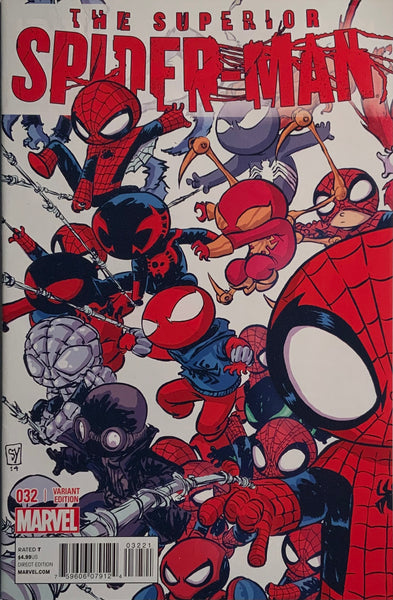 SUPERIOR SPIDER-MAN (2013-2014) #32 YOUNG VARIANT COVER