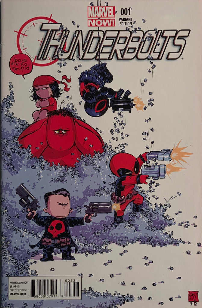 THUNDERBOLTS (2013) # 1 YOUNG VARIANT COVER