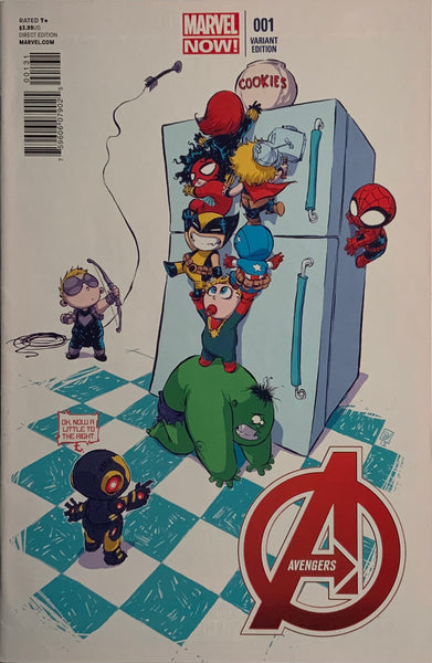AVENGERS (2013-2015) # 1 YOUNG VARIANT COVER