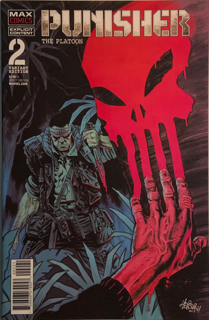 PUNISHER THE PLATOON # 2 HEPBURN 1:25 VARIANT COVER