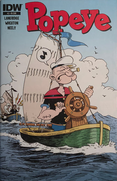 POPEYE # 2 RI RETAILER INCENTIVE VARIANT COVER