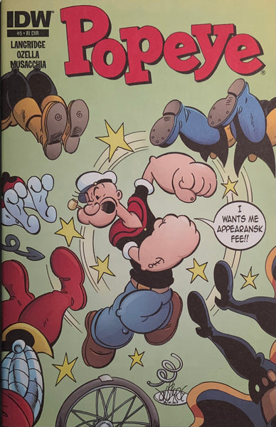 POPEYE # 5 RI RETAILER INCENTIVE VARIANT COVER