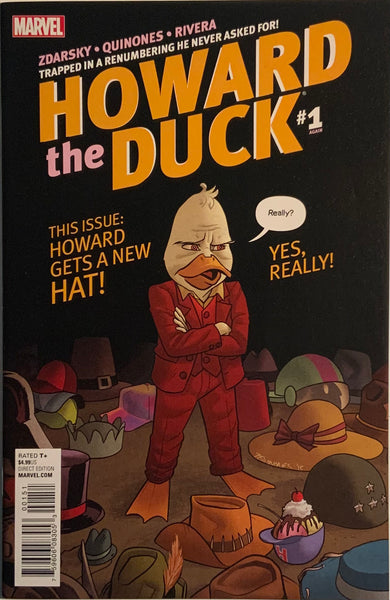 HOWARD THE DUCK (2016) # 1 QUINONES 1:25 VARIANT COVER FIRST APPEARANCE OF GWENPOOL