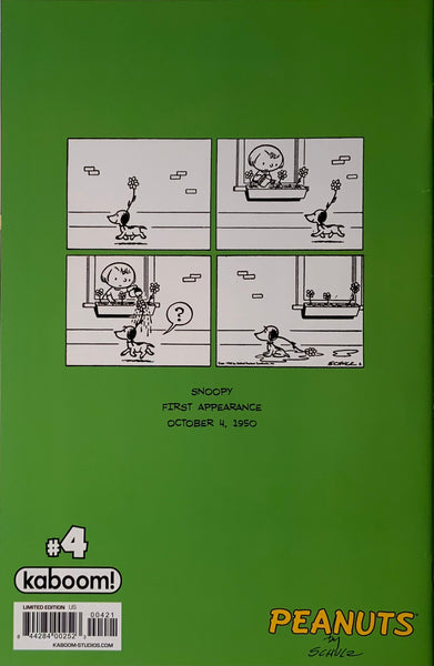 PEANUTS # 4 RETAILER INCENTIVE LIMITED VARIANT COVER