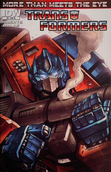 TRANSFORMERS MORE THAN MEETS THE EYE # 9 MATERE RETAILER INCENTIVE COVER