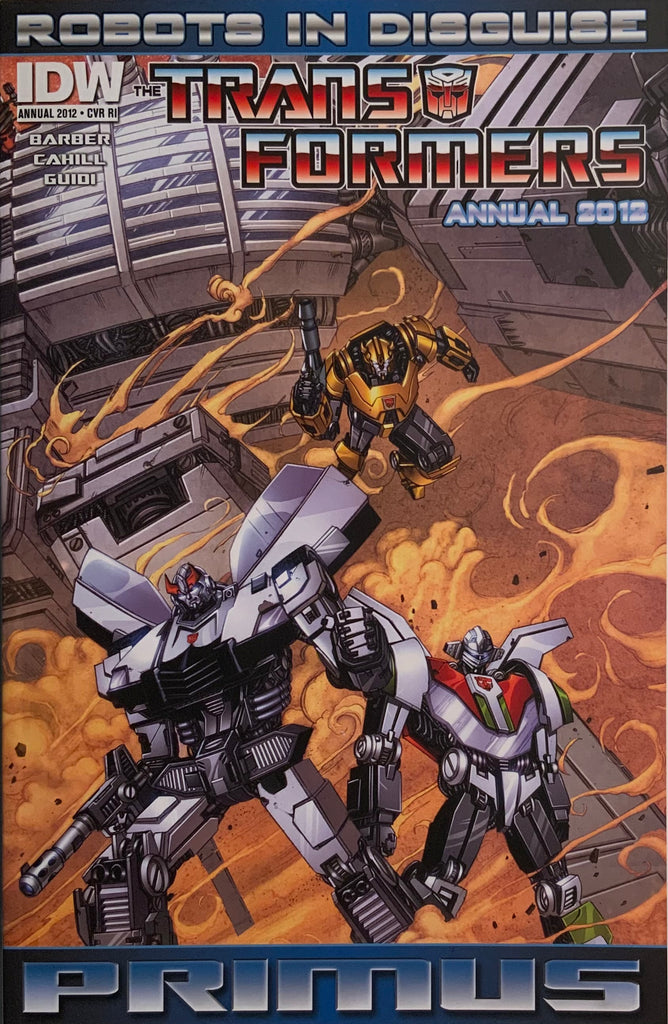 TRANSFORMERS ROBOTS IN DISGUISE ANNUAL 2012 SALGADO RETAILER INCENTIVE COVER