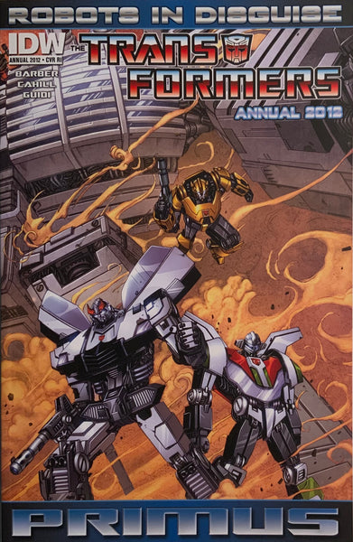 TRANSFORMERS ROBOTS IN DISGUISE ANNUAL 2012 SALGADO RETAILER INCENTIVE COVER
