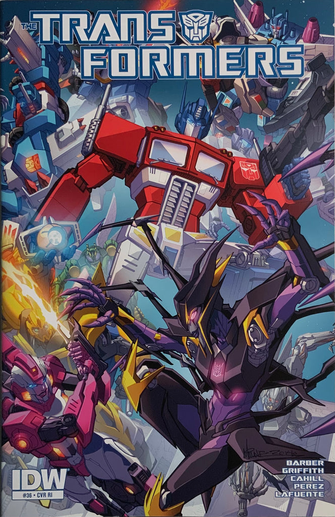 TRANSFORMERS ROBOTS IN DISGUISE #36 MILNE RETAILER INCENTIVE COVER