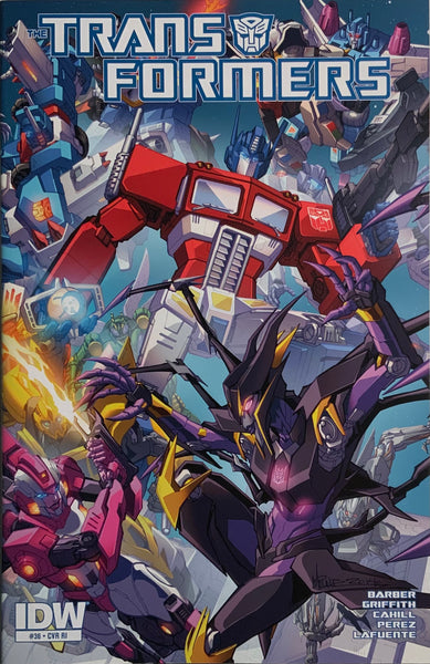 TRANSFORMERS ROBOTS IN DISGUISE #36 MILNE RETAILER INCENTIVE COVER