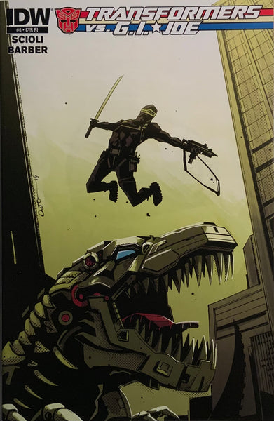 TRANSFORMERS VS G.I. JOE #6 FUSO RETAILER INCENTIVE COVER