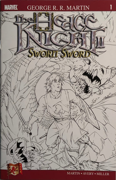 THE HEDGE KNIGHT II : SWORN SWORD # 1 MILLER 1:10 SKETCH VARIANT COVER