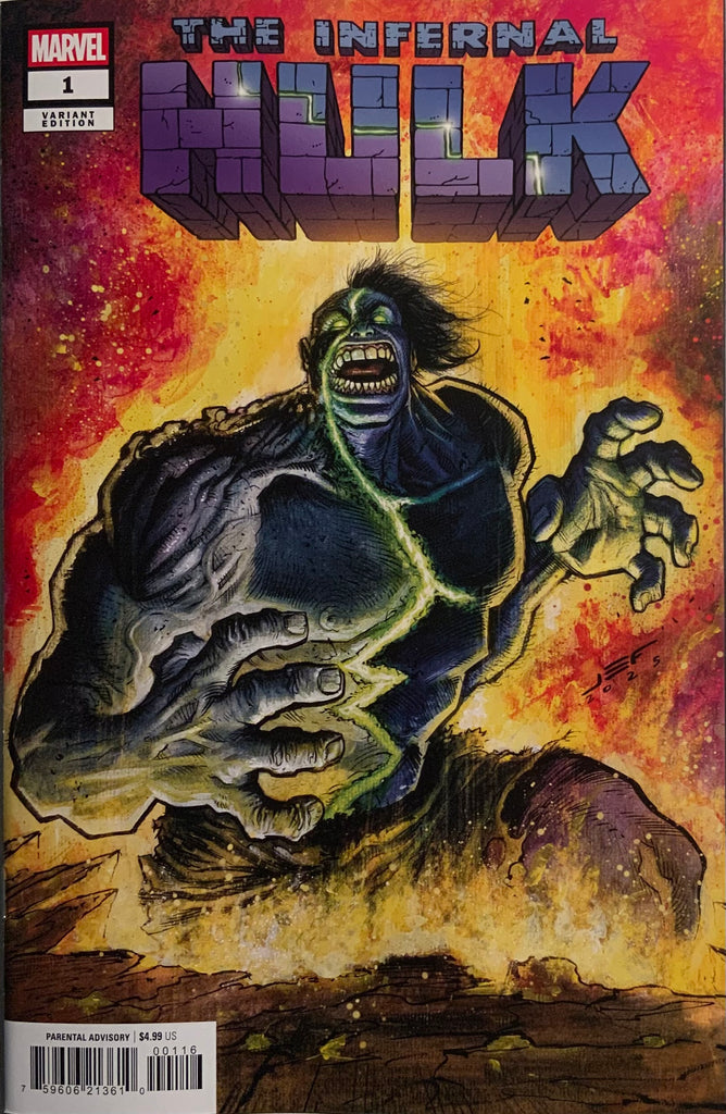 INFERNAL HULK # 1 FERREYRA 1:25 VARIANT COVER