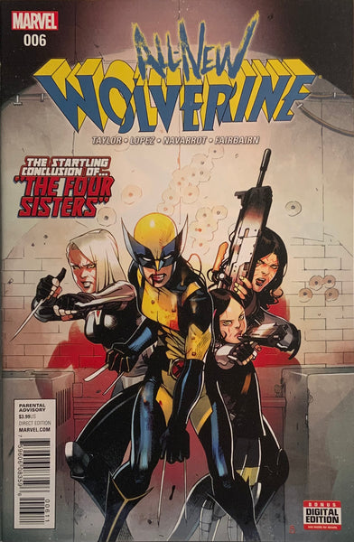 ALL NEW WOLVERINE # 6 FIRST COVER APPEARANCE OF GABBY