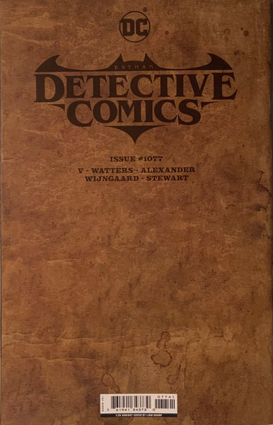 DETECTIVE COMICS #1077 SHARP 1:25 VARIANT COVER