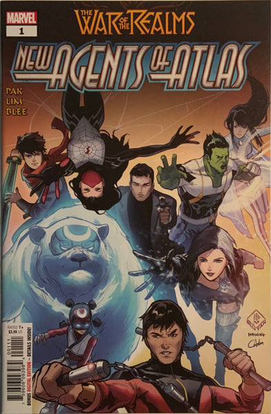 WAR OF THE REALMS : NEW AGENTS OF ATLAS # 1 FIRST TEAM APPEARANCE