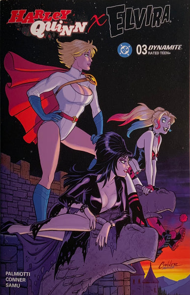HARLEY QUINN X ELVIRA # 3 CONNER 1:10 VARIANT COVER
