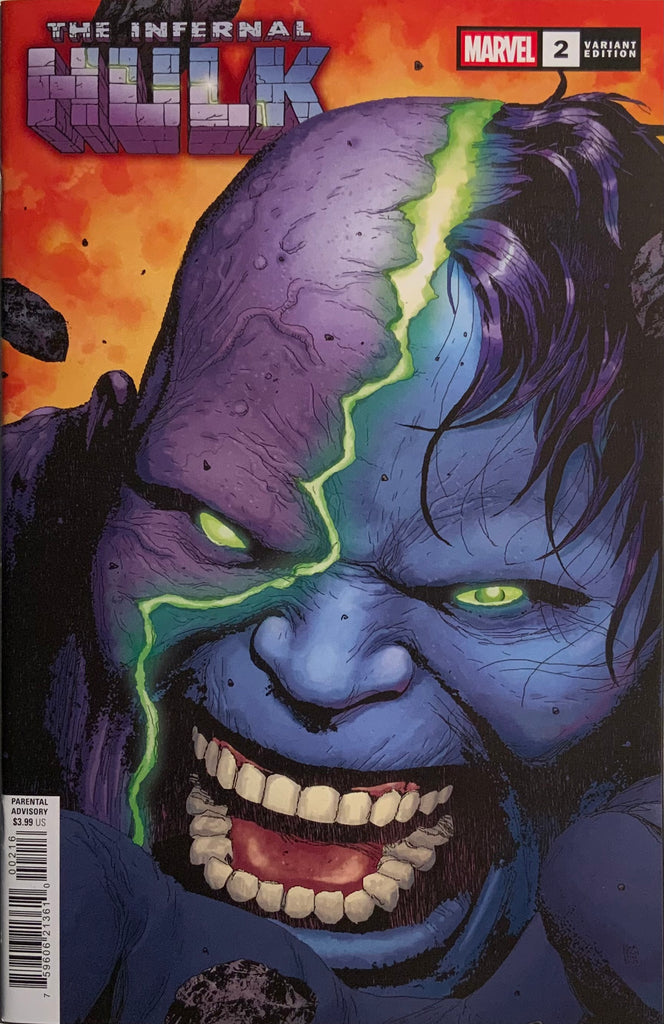 INFERNAL HULK # 2 SORRENTINO 1:25 VARIANT COVER