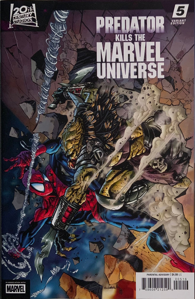 PREDATOR KILLS THE MARVEL UNIVERSE # 5 DAVILA 1:25 VARIANT COVER
