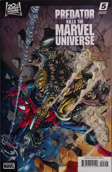 PREDATOR KILLS THE MARVEL UNIVERSE # 5 DAVILA 1:25 VARIANT COVER