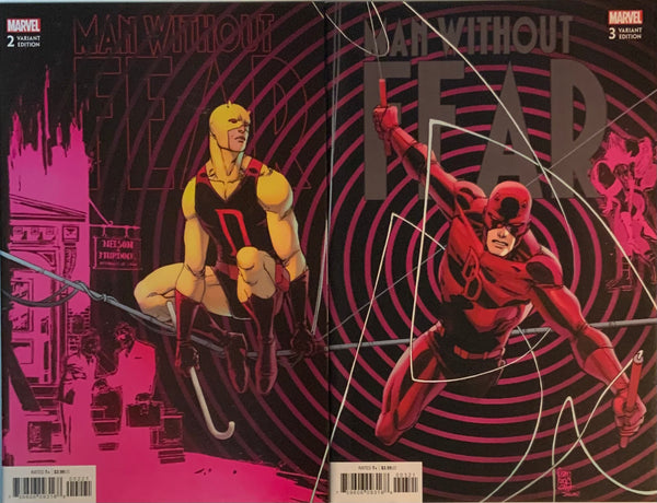 MAN WITHOUT FEAR # 1 - 5 CONNECTING VARIANT COVER SET
