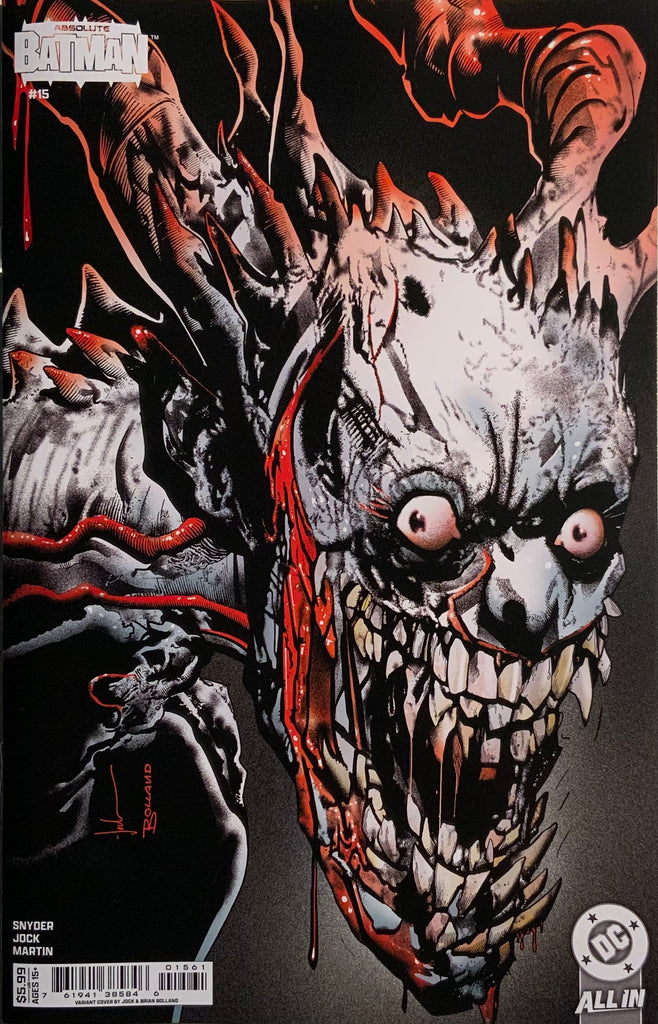 ABSOLUTE BATMAN #15 FIRST PRINTING BOLLAND VARIANT COVER