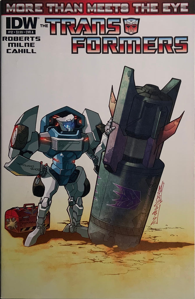TRANSFORMERS MORE THAN MEETS THE EYE #12 COVER A