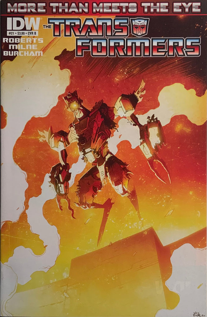 TRANSFORMERS MORE THAN MEETS THE EYE #21 COVER B