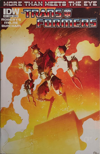 TRANSFORMERS MORE THAN MEETS THE EYE #21 COVER B