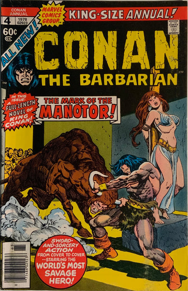 CONAN THE BARBARIAN (1970-1993) ANNUAL # 4