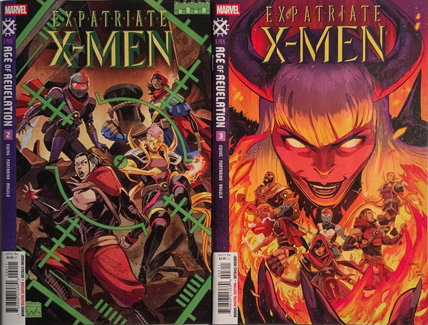 X-MEN : AGE OF REVELATION : EXPATRIATE X-MEN # 1 - 3 SET