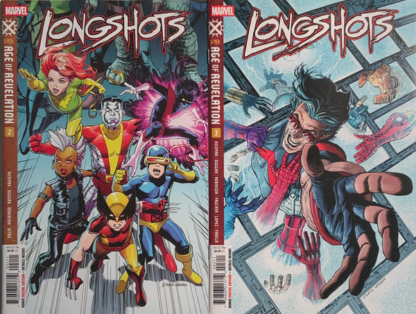 X-MEN : AGE OF REVELATION : LONGSHOTS # 1 - 3 SET
