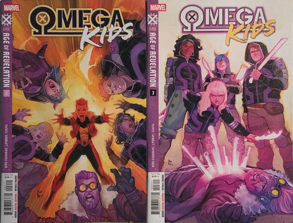 X-MEN : AGE OF REVELATION : OMEGA KIDS # 1 - 3 SET