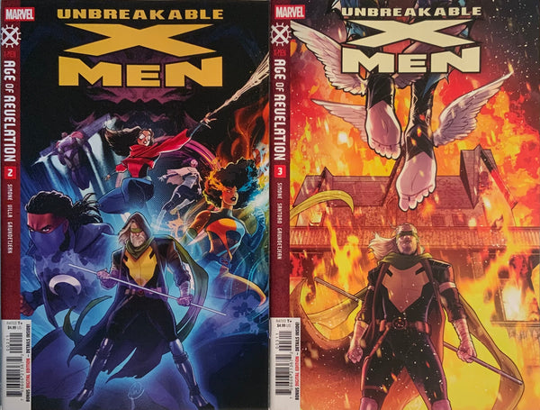 X-MEN : AGE OF REVELATION : UNBREAKABLE X-MEN # 1 - 3 SET