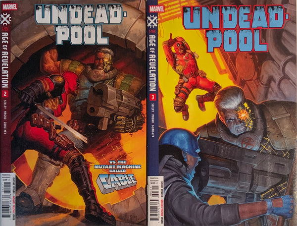 X-MEN : AGE OF REVELATION : UNDEADPOOL # 1 - 3 SET